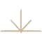 Ekena Millwork Kennewick Smooth Timber Gable Bracket, Douglas Fir, 108"W x 58"H x 3 1/2"D x 3 1/2"F, 13/12 Pitch GBW108X58X0404KEN00SDF - alternate 1
